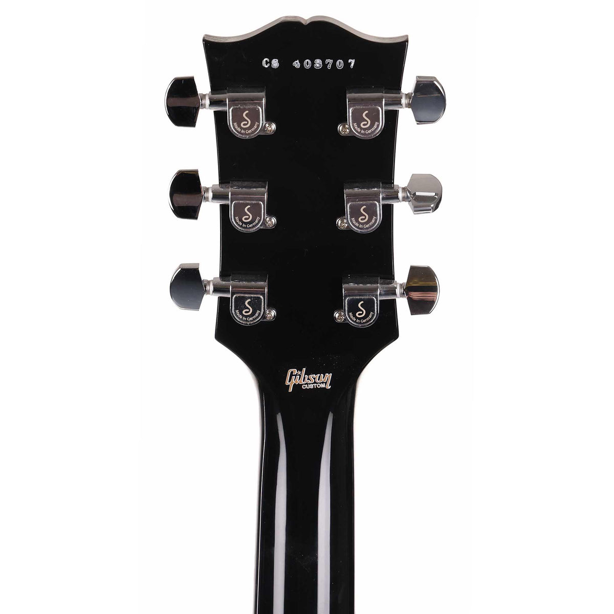 Gibson Custom Shop Les Paul Custom Made 2 Measure Ebony Triple '57 Classics and Nickel Hardware — 8