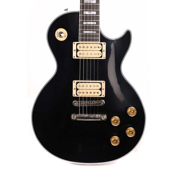 Gibson Custom Shop Les Paul Custom Made 2 Measure Ebony with Double Classic White Pickups