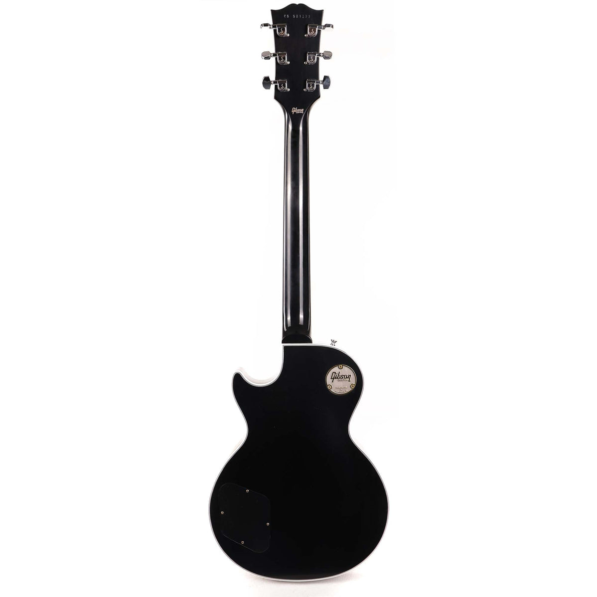Gibson Custom Shop Les Paul Custom Made 2 Measure Ebony with Double Classic White Pickups — 3
