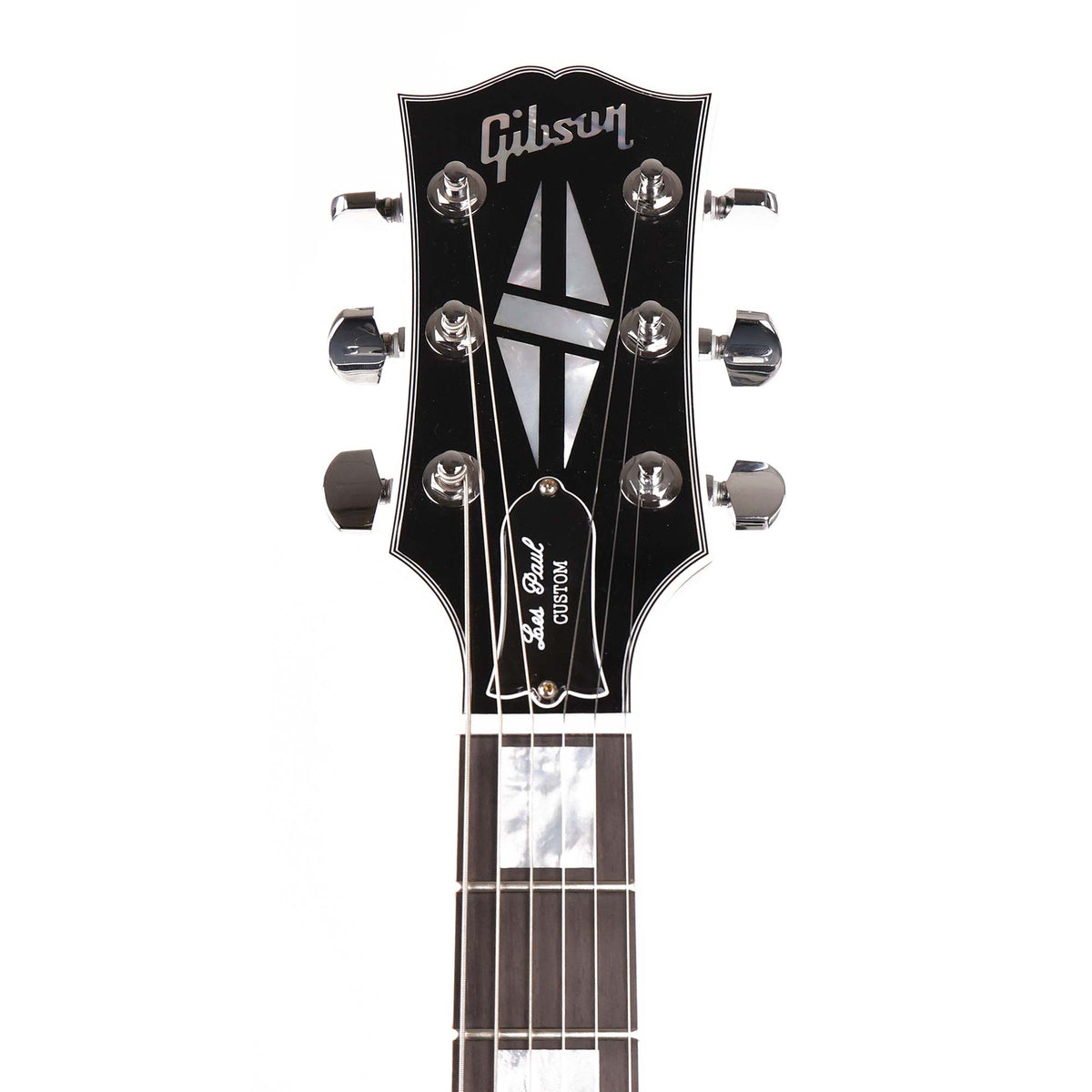 Gibson Custom Shop Les Paul Custom Made 2 Measure Ebony with Double Classic White Pickups — 6