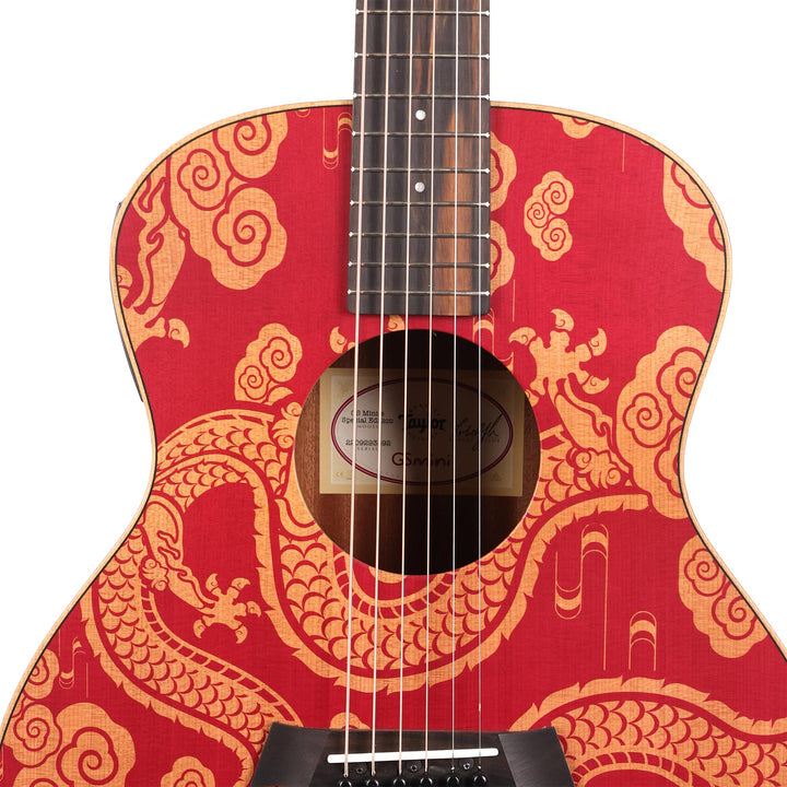 Taylor GS Mini-e Special Edition Prototype Acoustic-Electric Guitar Red Dragon