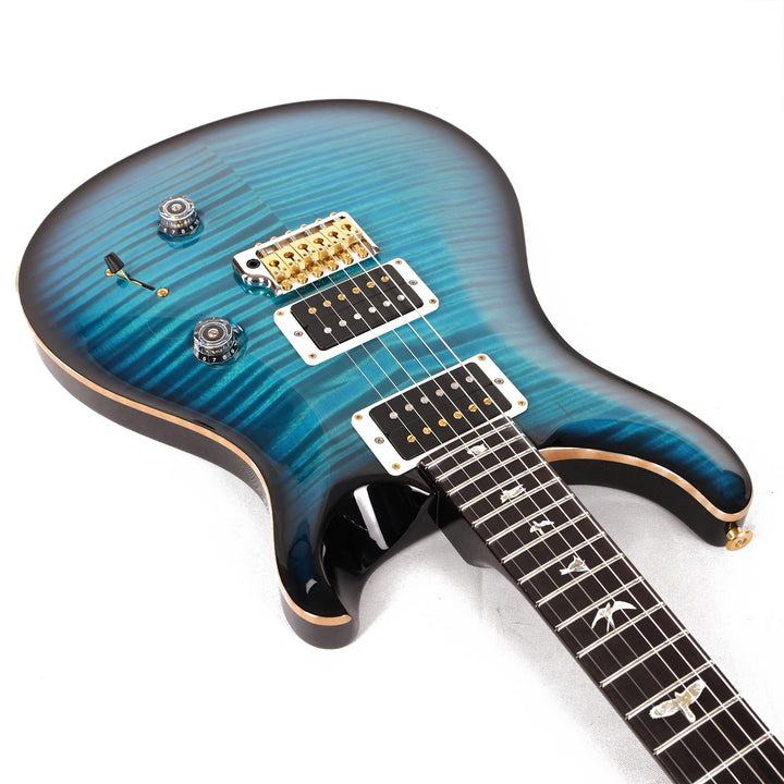 PRS Custom 24 Ten-Top Carroll Blue with Black Burst