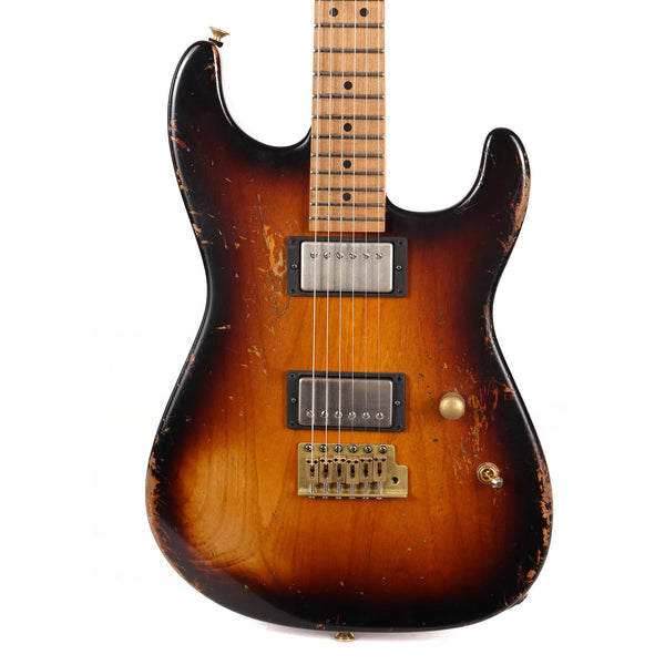 Charvel Custom Shop Nitro Aged San Dimas 2-Tone Sunburst Relic