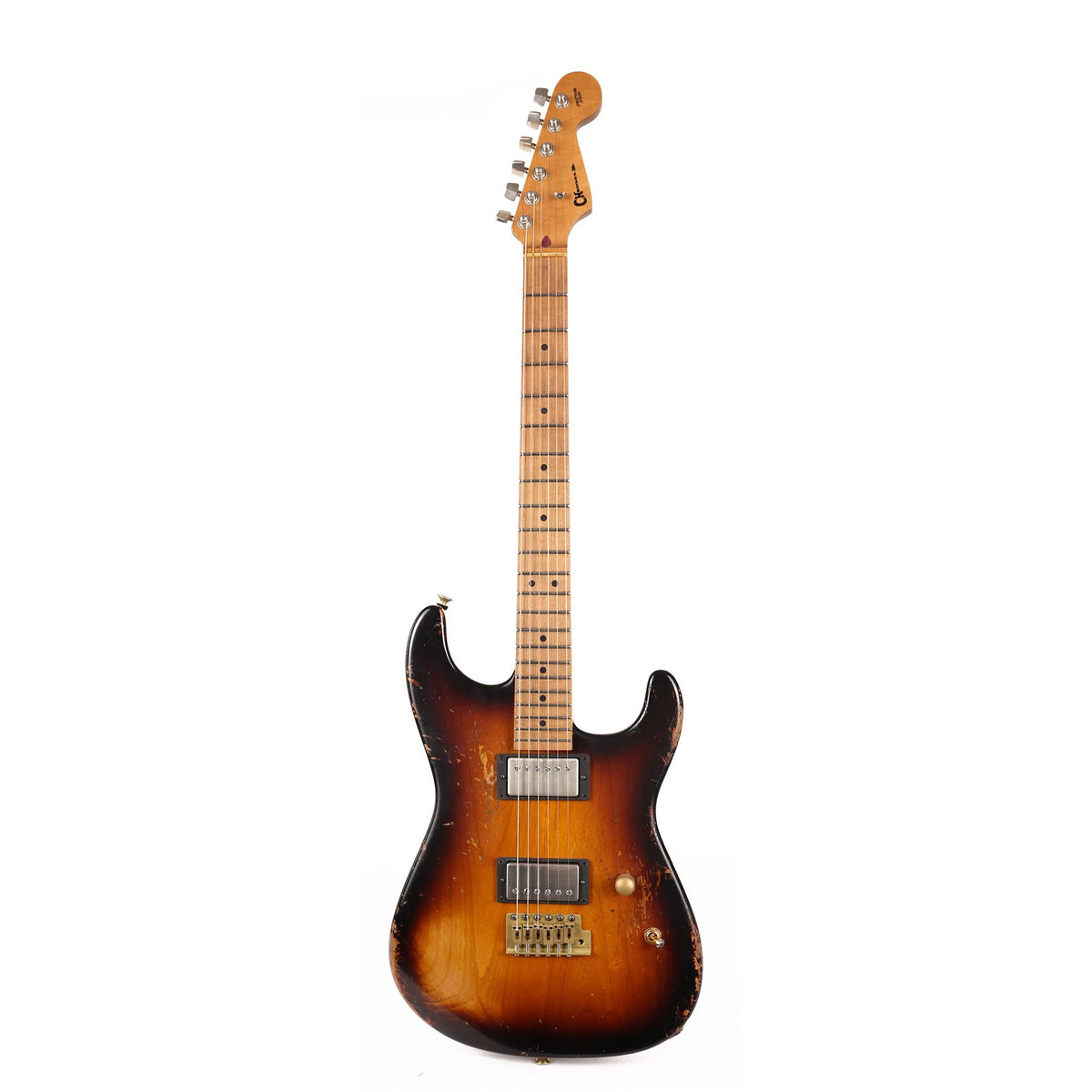 Charvel Custom Shop Nitro Aged San Dimas 2-Tone Sunburst Relic — 2