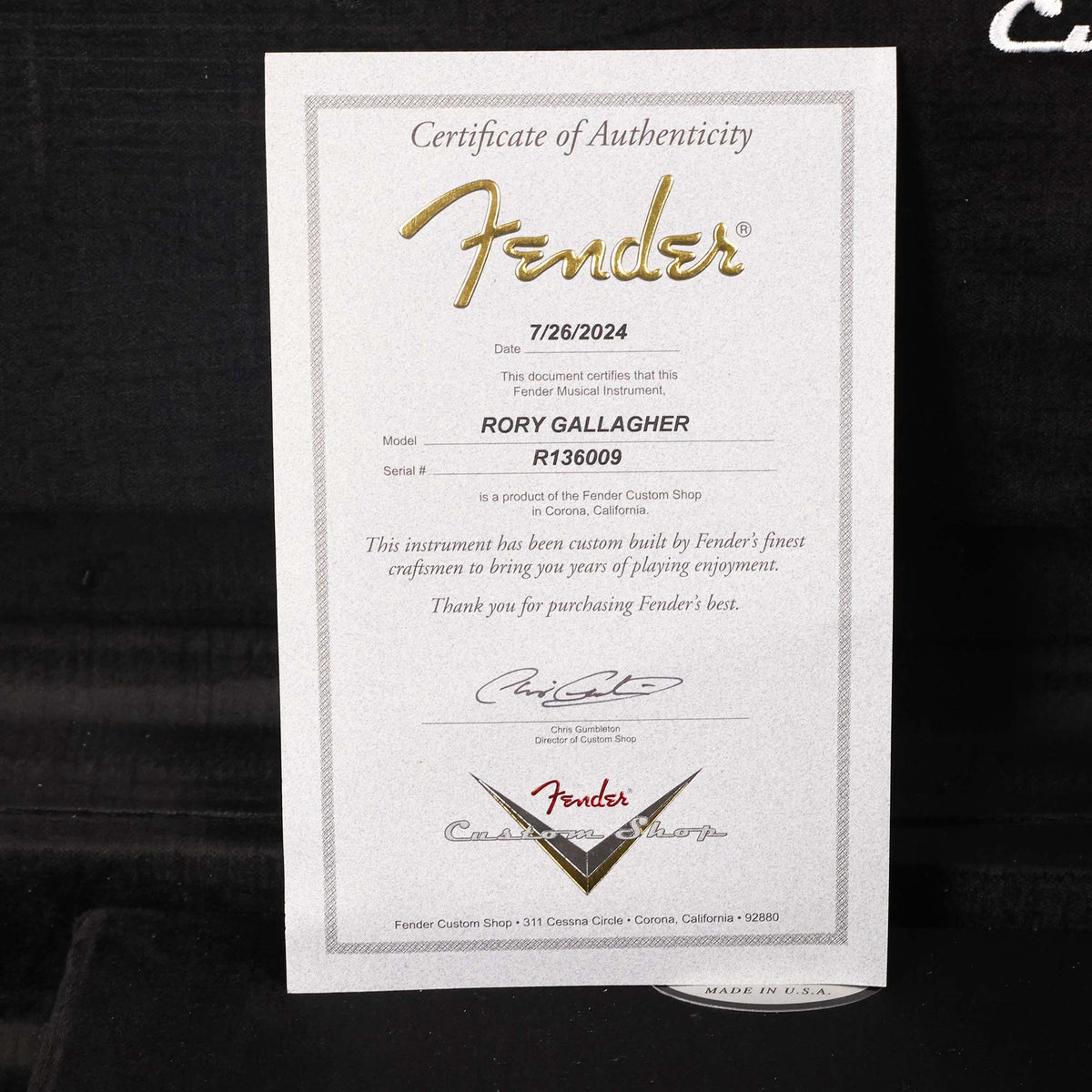 Fender Custom Shop Rory Gallagher Signature Stratocaster 3-Tone Sunburst 2024 — 11