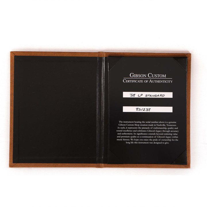 Gibson Custom Shop 1958 Les Paul Made 2 Measure Single-Pickup Washed Cherry Sunburst VOS