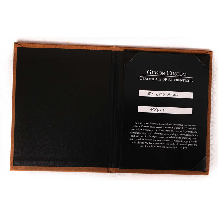 Gibson Custom Shop 1954 Les Paul Made 2 Measure VOS Ebony Single-Pickup