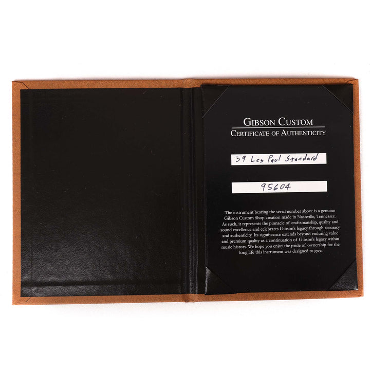 Gibson Custom Shop 1959 Les Paul Roasted Reissue Music Zoo Made 2 Measure VOS Dirty Lemon Fade