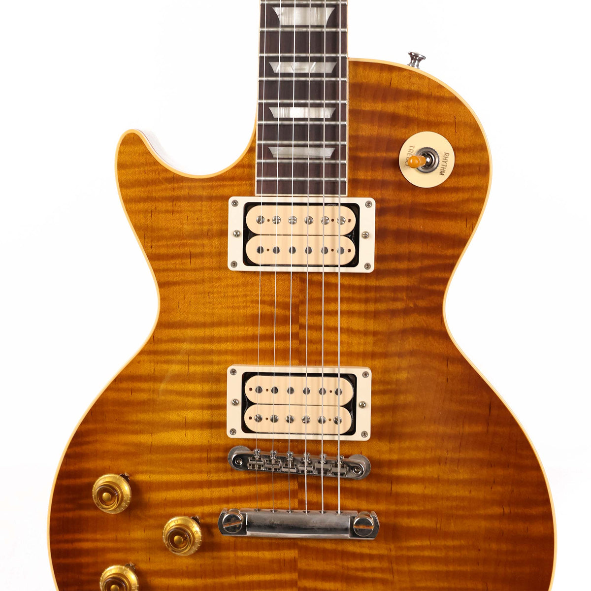 Gibson Custom Shop 1959 Les Paul Roasted Reissue Music Zoo Made 2 Measure Left-Handed VOS Dirty Lemon Fade — 4