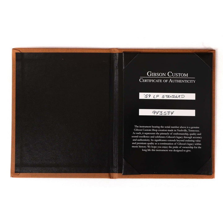 Gibson Custom Shop 1959 Les Paul Torrefied Top Music Zoo Made 2 Measure VOS Natural