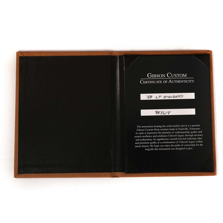 Gibson Custom Shop 1959 Les Paul Torrefied Top Music Zoo Made 2 Measure VOS Washed Cherry