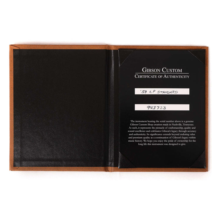 Gibson Custom Shop 1959 Les Paul Roasted Reissue Music Zoo Made 2 Measure VOS Kentucky Bourbon Fade 2024