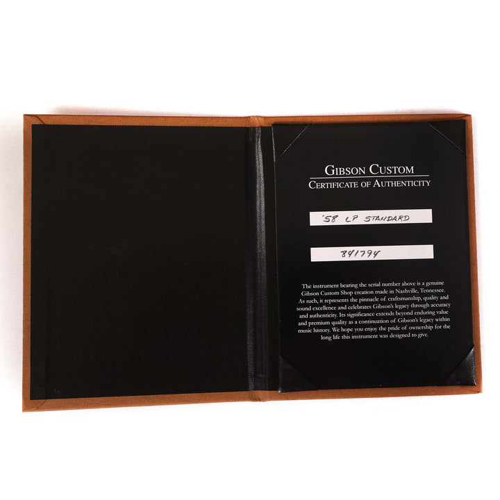 Gibson Custom Shop Chambered 1958 Les Paul Torrefied Top Music Zoo Made 2 Measure VOS Lemon Burst