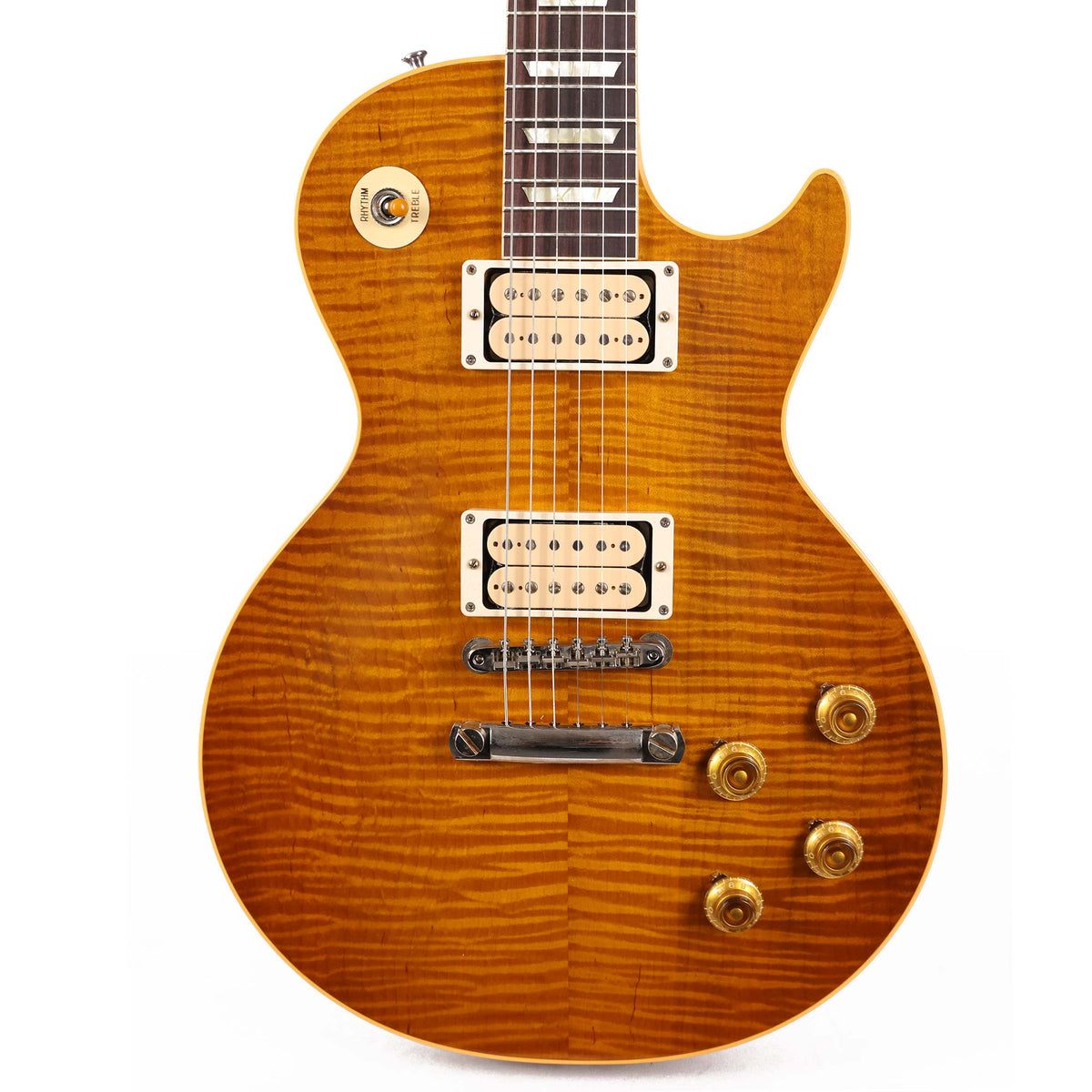 Gibson Custom Shop Chambered 1958 Les Paul Torrefied Top Music Zoo Made 2 Measure VOS Lemon Burst — 1
