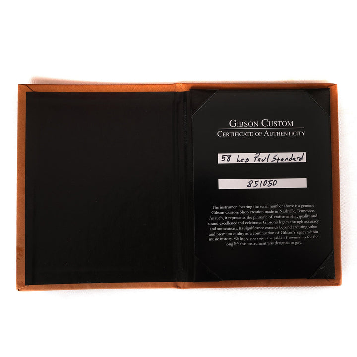 Gibson Custom Shop 1958 Les Paul Chambered Torrefied Top Made 2 Measure Lemon Burst