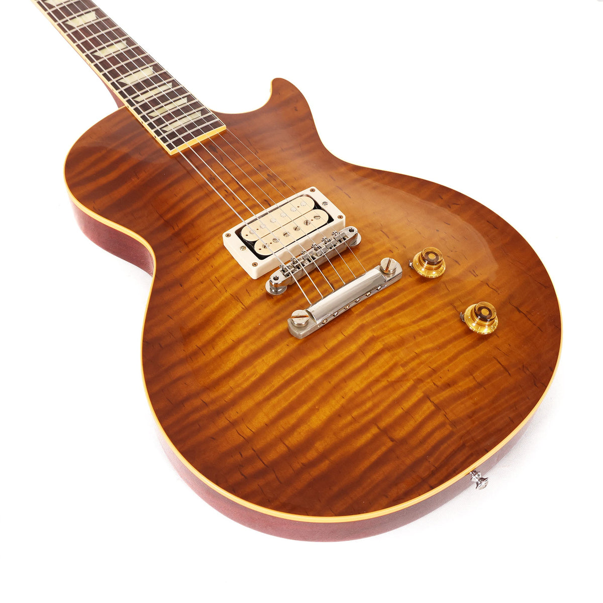 Gibson Custom Shop 1958 Les Paul Chambered Torrefied Top Made 2 Measure Lemon Burst — 6