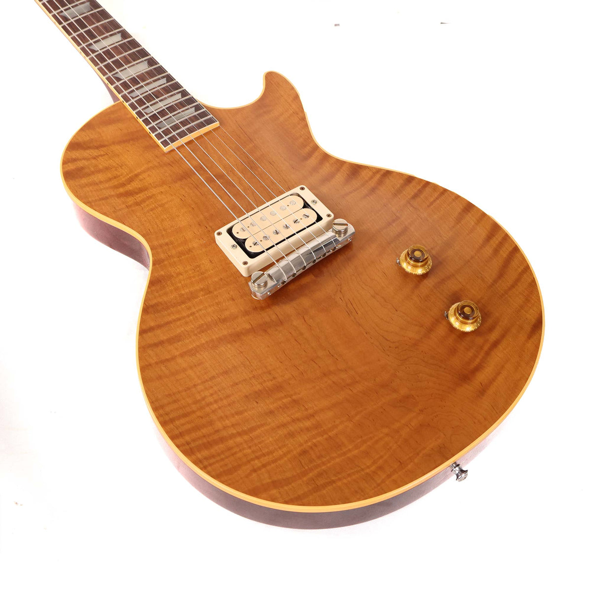 Gibson Custom Shop 1958 Les Paul Roasted Reissue Music Zoo Made 2 Measure Single-Pickup Natural — 6
