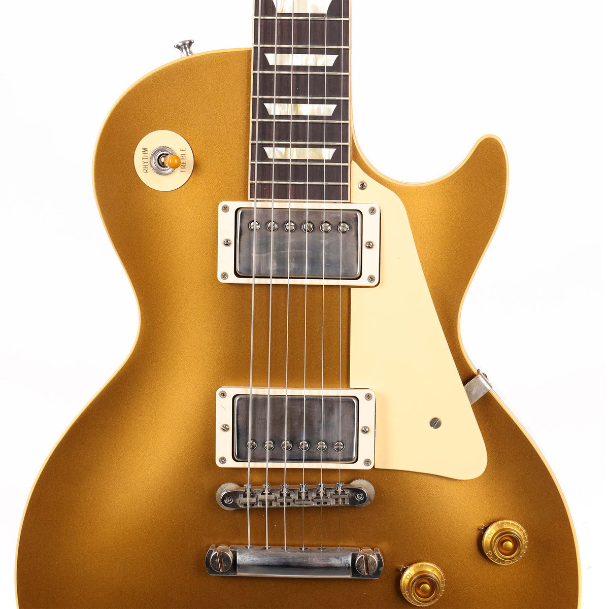 Gibson Custom Shop 1957 Les Paul Roasted Reissue Music Zoo Made 2 Measure Goldtop VOS — 4