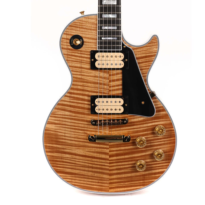 Gibson Custom Shop Les Paul Custom Made 2 Measure Music Zoo Roasted Top Natural