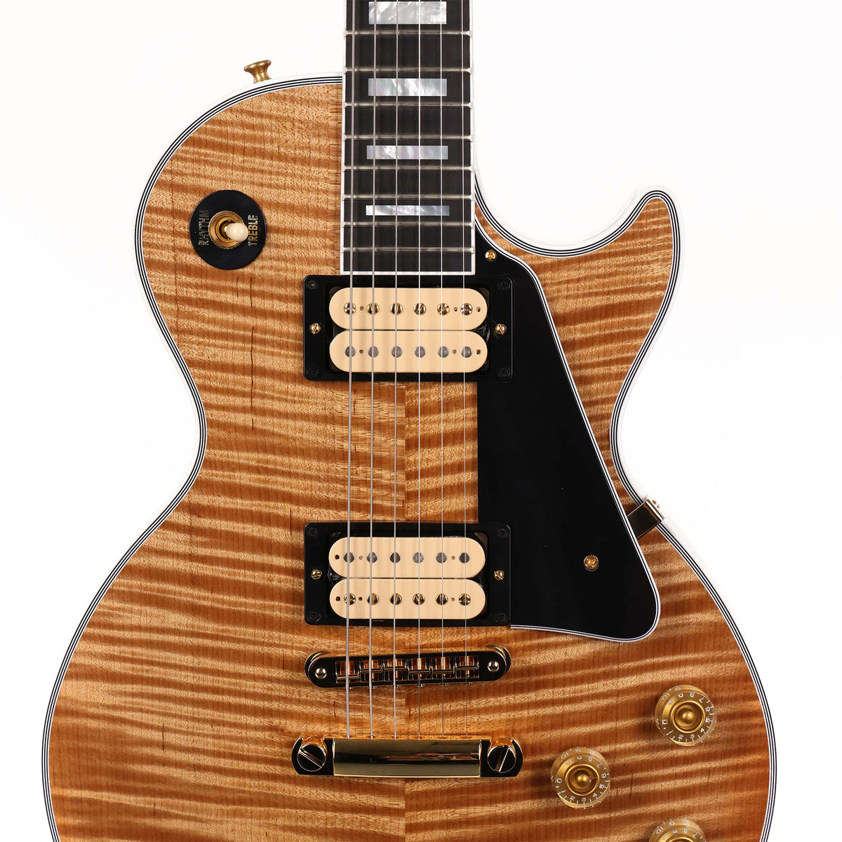 Gibson Custom Shop Les Paul Custom Made 2 Measure Music Zoo Roasted Top Natural — 4
