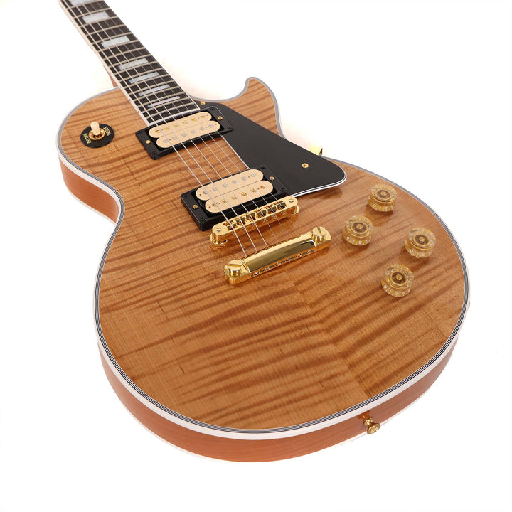 Gibson Custom Shop Les Paul Custom Made 2 Measure Music Zoo Roasted Top Natural