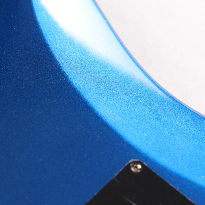 Kramer Custom Graphics Series Baretta Hot Rod Blue Sparkle Flames Used