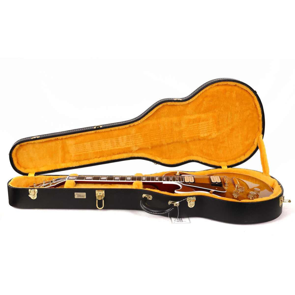 Gibson Custom Shop Les Paul Custom Left-Handed Made 2 Measure Music Zoo Roasted Top Dirty Lemon Fade — 11