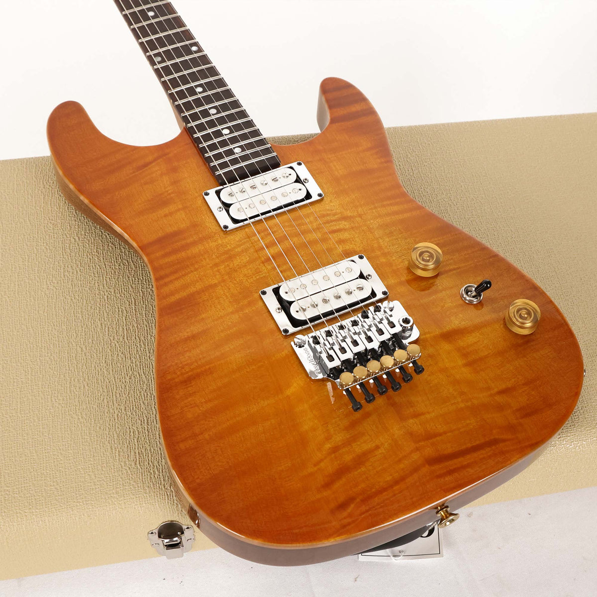 Colletti Guitars Speed of Sound Orange Drop with 1984 Floyd Rose - Floor Model — 5