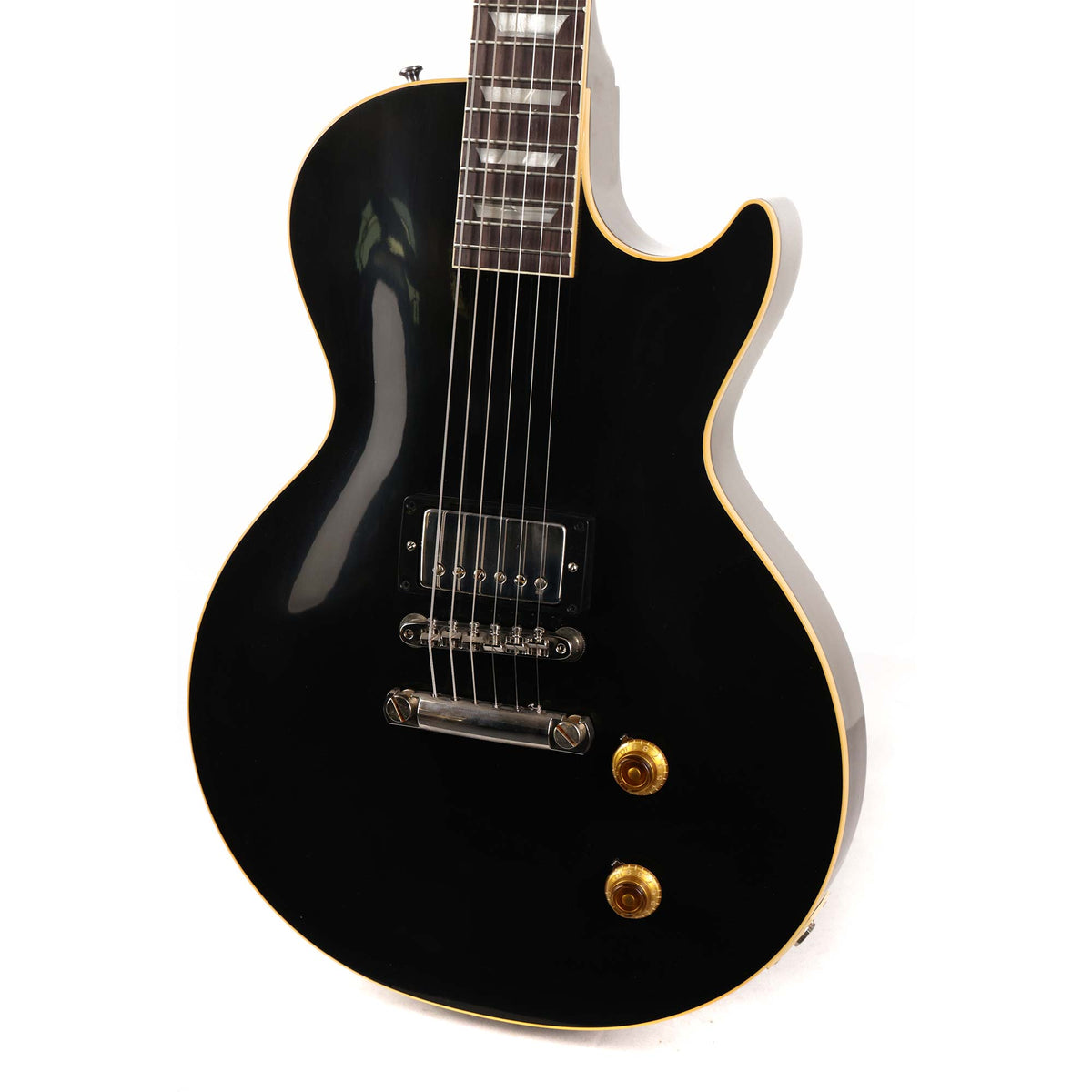 Gibson Custom Shop 1957 Les Paul Standard Made 2 Measure All-Black Single-Pickup — 5
