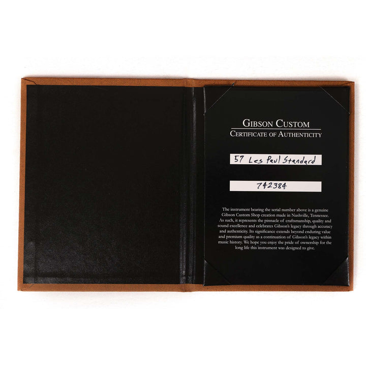 Gibson Custom Shop 1957 Les Paul Standard Made 2 Measure All-Black Single-Pickup