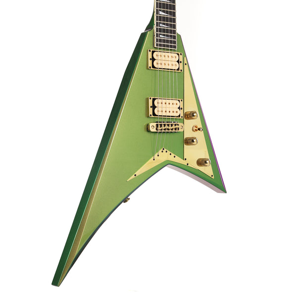 Jackson Custom Shop Rhoads RR-VS Flip Flop Purple and Green