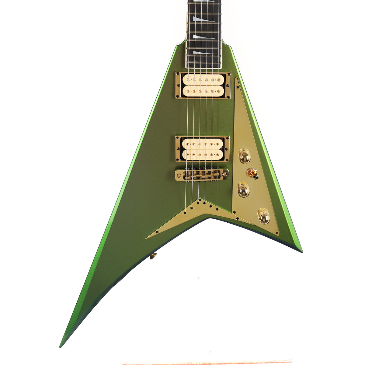 Jackson Custom Shop Rhoads RR-VS Flip Flop Purple and Green — 2