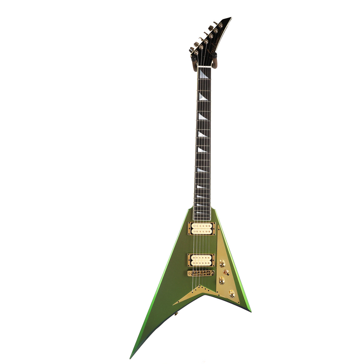 Jackson Custom Shop Rhoads RR-VS Flip Flop Purple and Green — 3