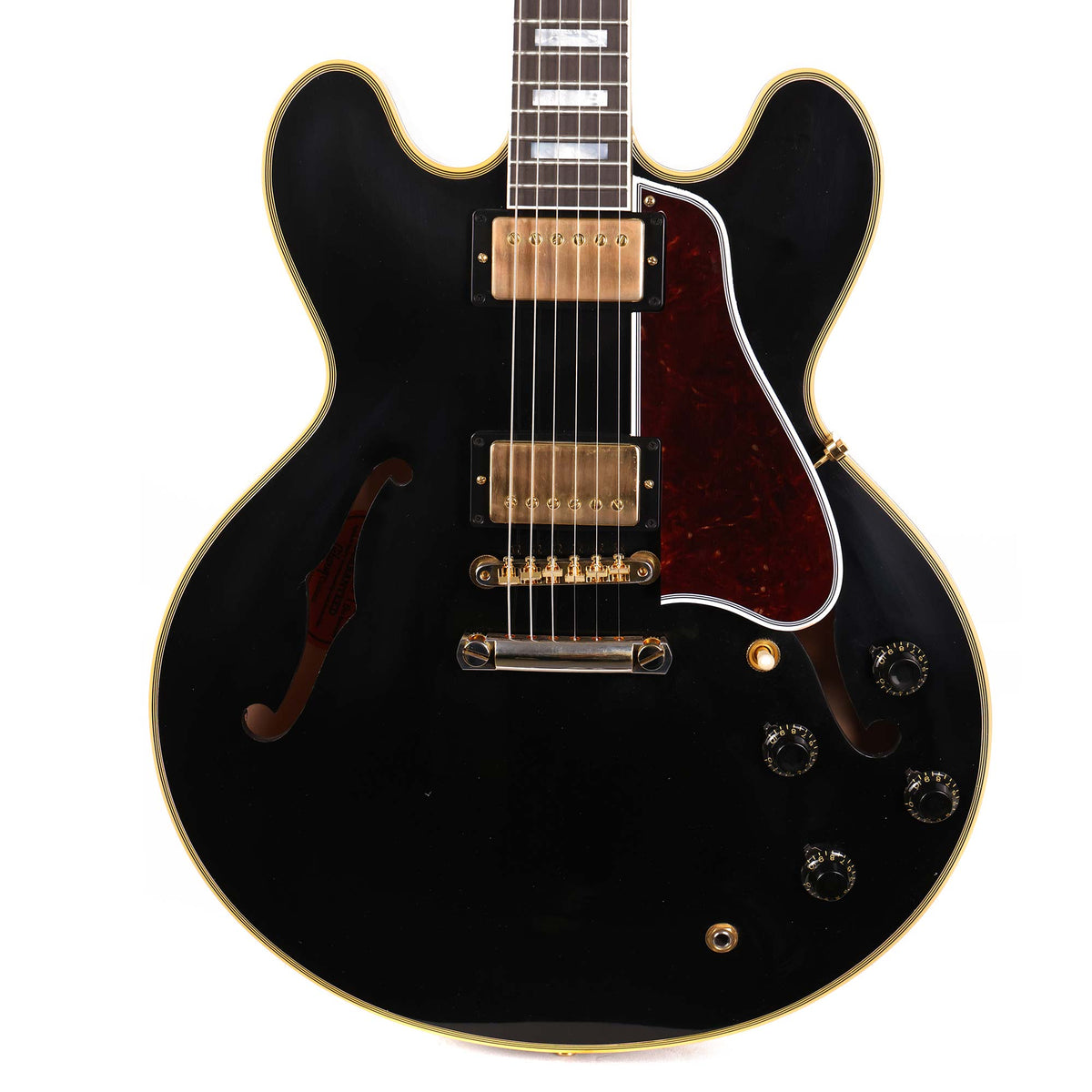 Gibson Custom Shop 1959 ES-355 Reissue Stopbar Guitar VOS Ebony Guitar — 1
