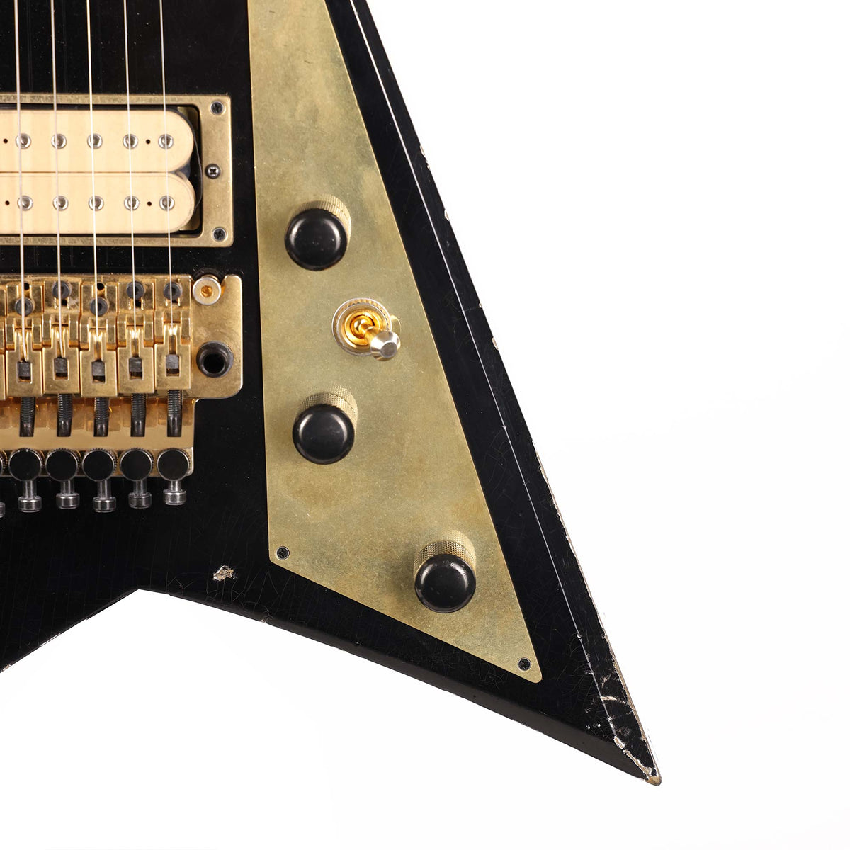 Jackson Custom Shop Rhoads RR-VS Floyd Rose Nitro Aged Black — 9