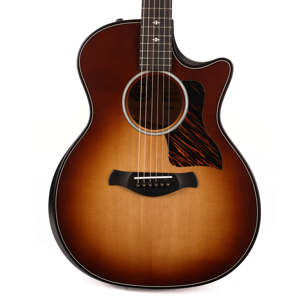 Taylor 50th Anniversary 314ce Builder's Edition Acoustic-Electric Kona Burst — 1