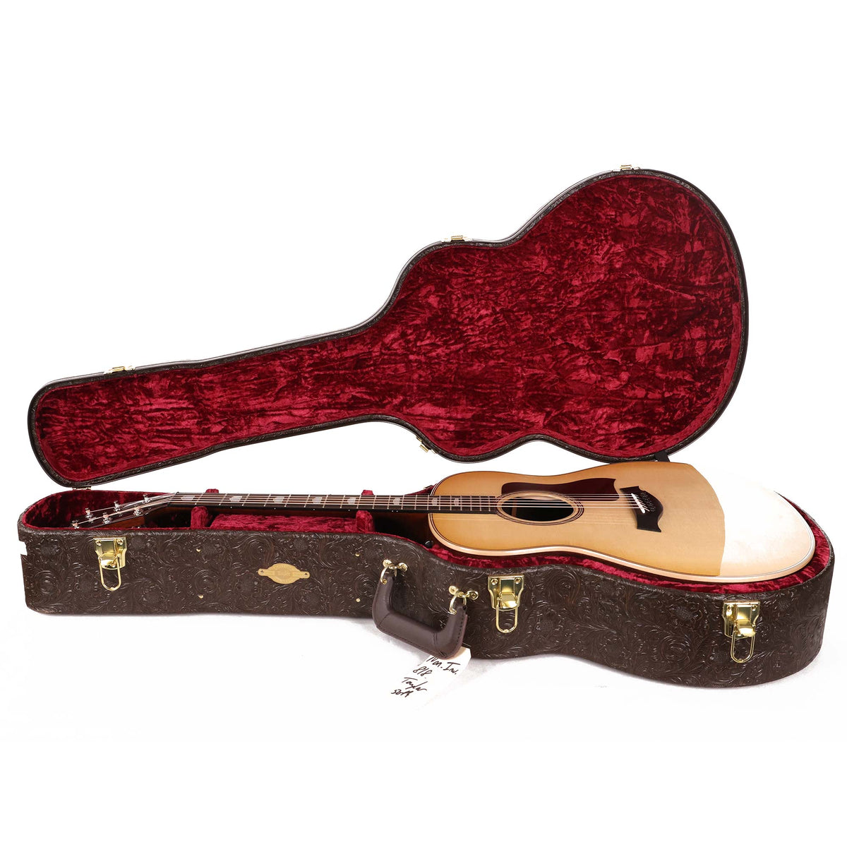 Taylor 818e Acoustic-Electric Guitar Antique Blonde — 9