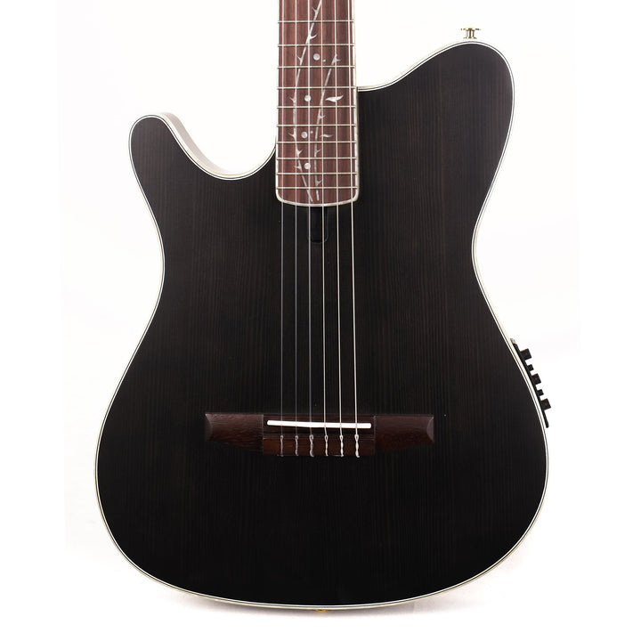 Ibanez TOD10N Tim Henson Signature Left-Handed Nylon Acoustic-Electric Transparent Black Flat