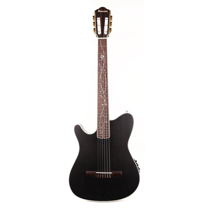 Ibanez TOD10N Tim Henson Signature Left-Handed Nylon Acoustic-Electric Transparent Black Flat