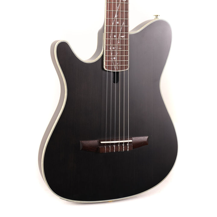 Ibanez TOD10N Tim Henson Signature Left-Handed Nylon Acoustic-Electric Transparent Black Flat