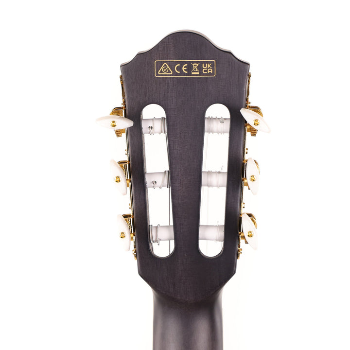 Ibanez TOD10N Tim Henson Signature Left-Handed Nylon Acoustic-Electric Transparent Black Flat