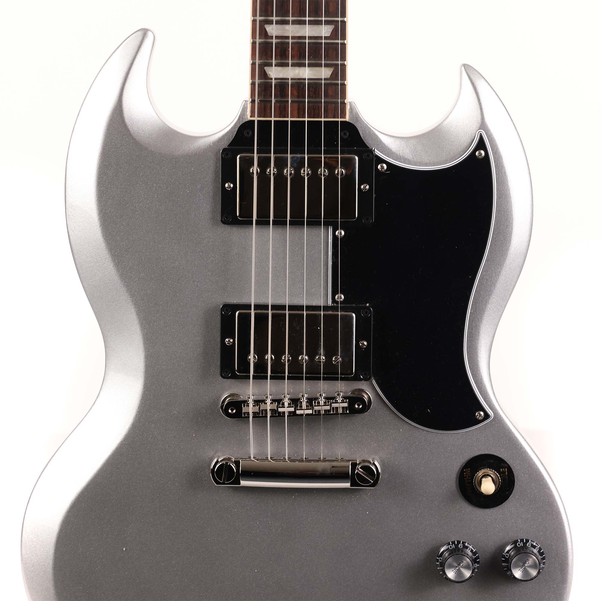 Gibson SG Standard ‘61 Silver Mist Gibson SG Standard Electric Guitar With Softshell Case - Silver