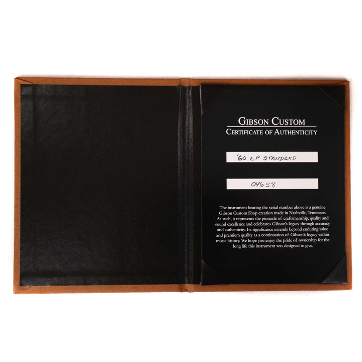 Gibson Custom Shop 1960 Les Paul Reissue Made 2 Measure VOS Ebony