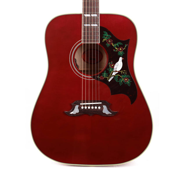 Gibson Dove Original Acoustic-Electric Guitar Wine Red Limited