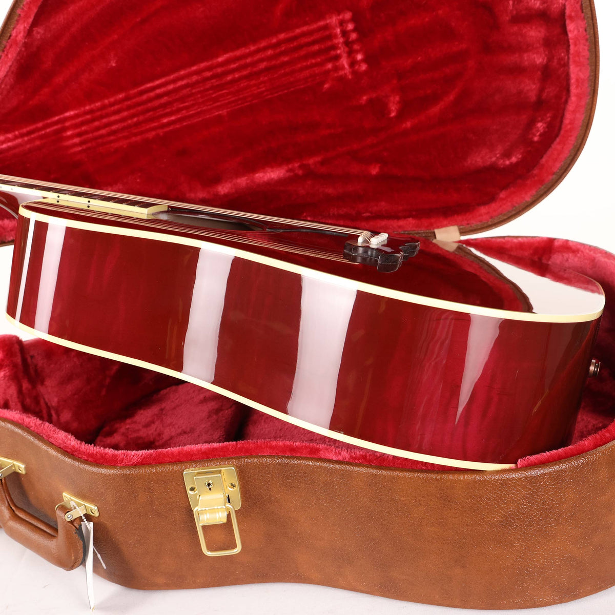 Gibson Dove Original Acoustic-Electric Guitar Wine Red Limited — 5