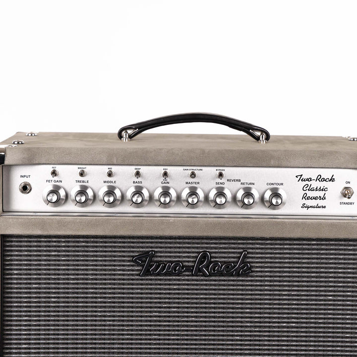 Two Rock Classic Reverb Signature Amplifier Combo 50w Silver Suede
