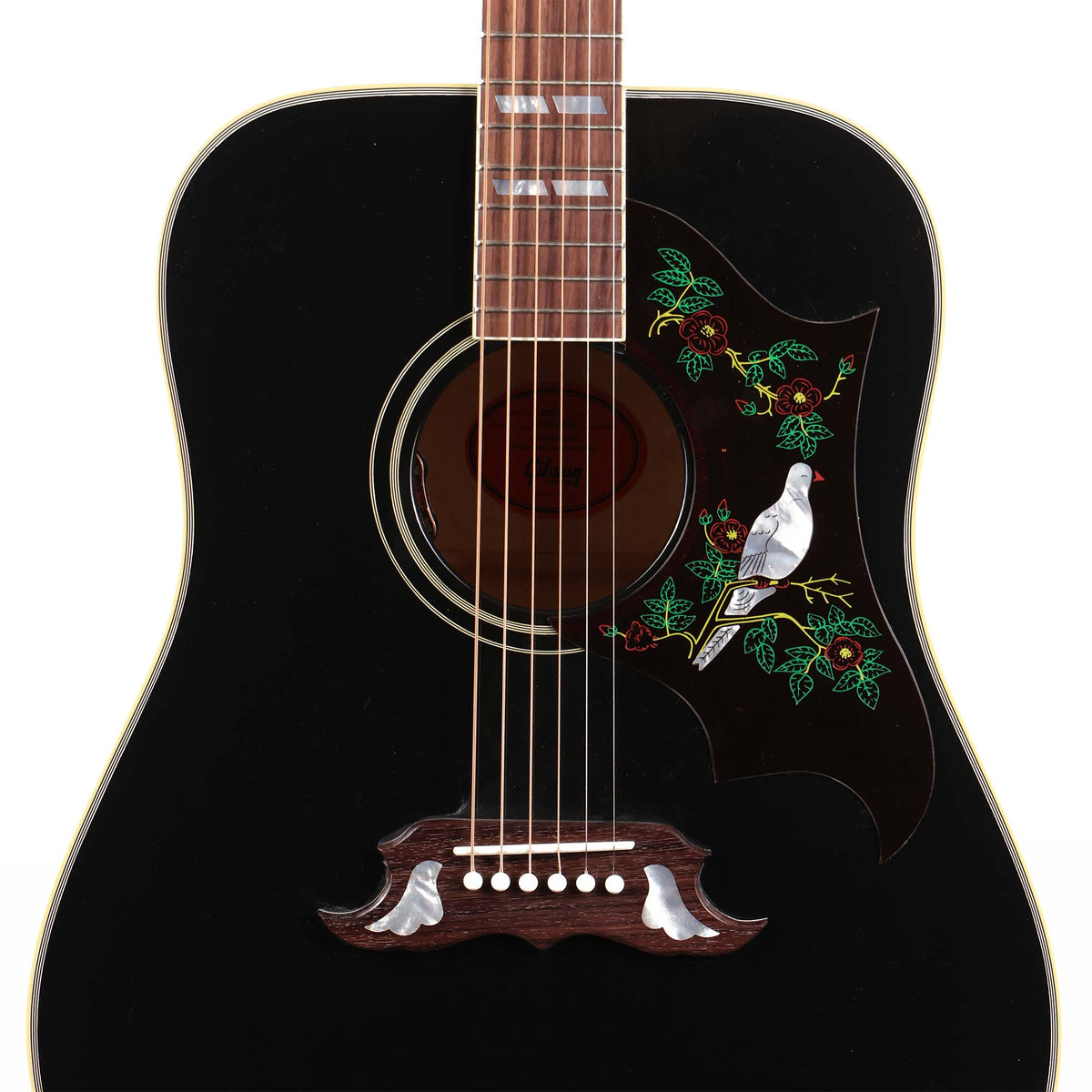 Gibson Dove Original Acoustic-Electric Made 2 Measure Ebony Top — 4