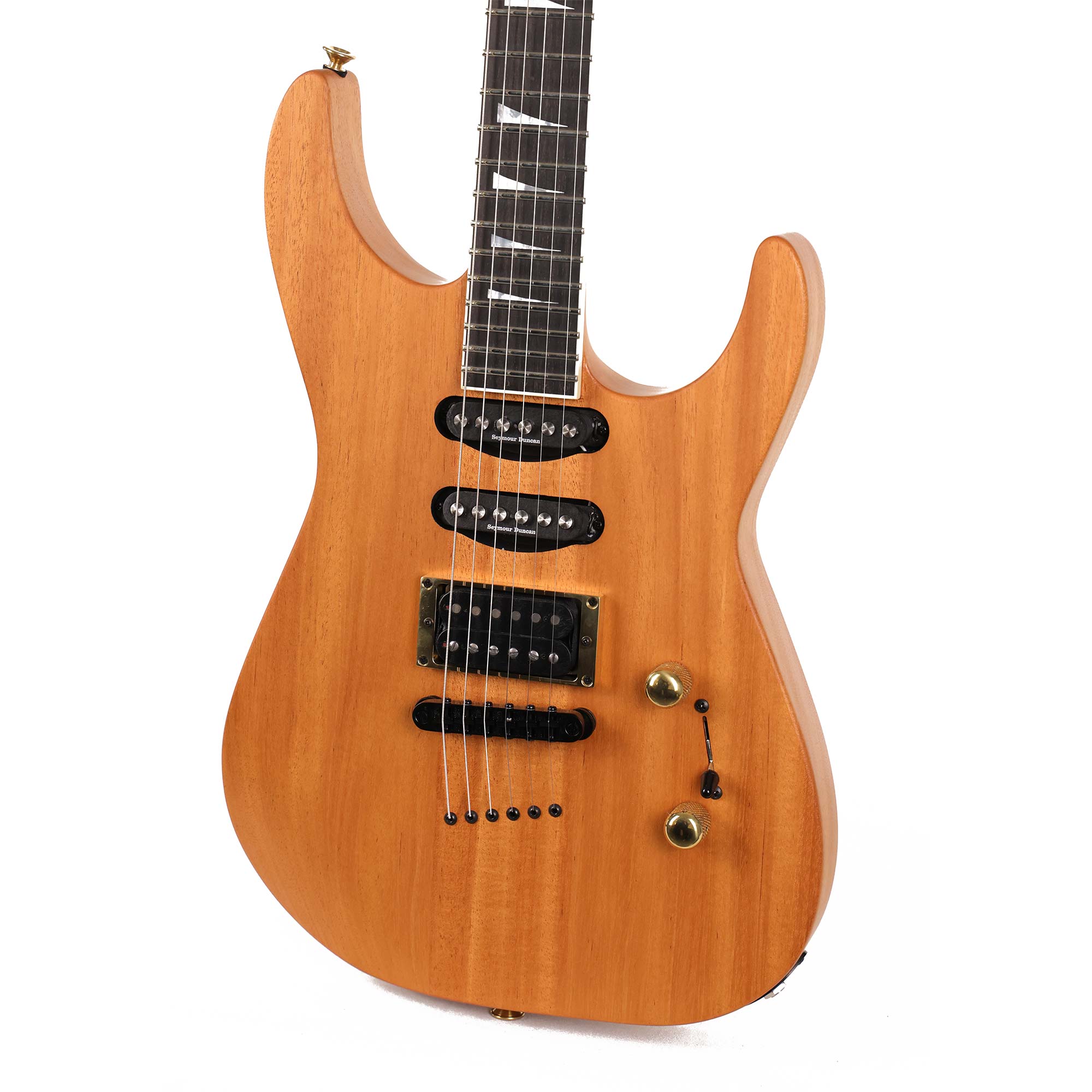 Jackson Custom Shop SL2H-V Soloist HSS Tune-o-Matic Natural Oil