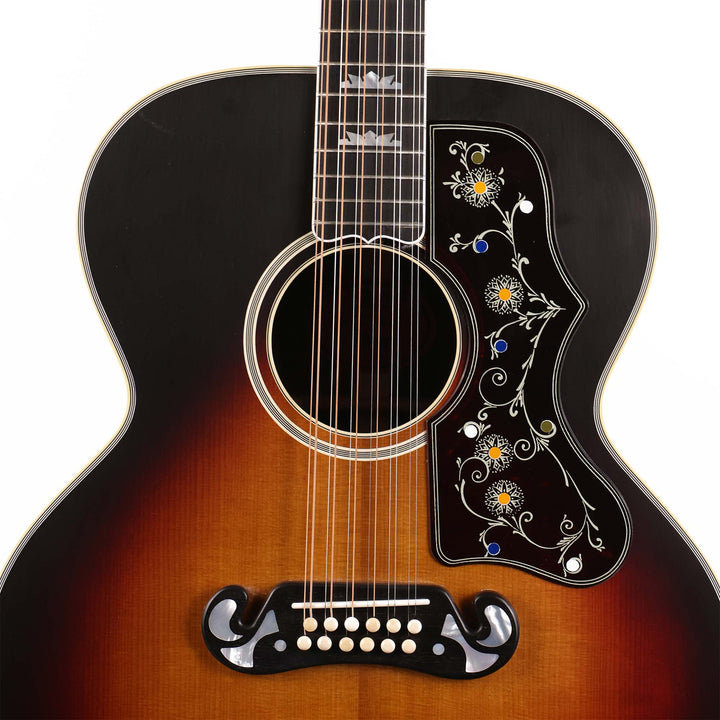 Gibson 18 String Razor Gibson Pre-War SJ-200 Rosewood 12-String Made 2 Measure Vintage Sunbur ...