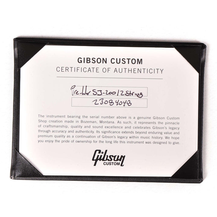 Gibson Pre-War SJ-200 Rosewood 12-String Made 2 Measure Vintage Sunburst